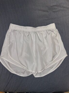 Nike White Dri-FIT Athletic Shorts